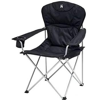 Hi-Gear Portable Lightweight Classic Camping Chair, Black