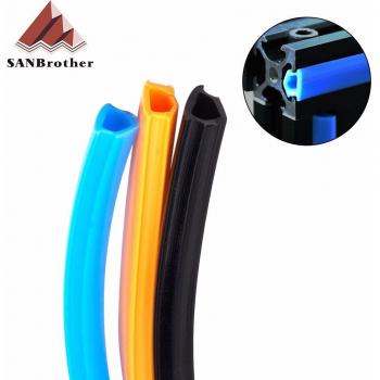 Tapa de Panel CR‑10 – Ranura Aluminio 6mm, 2m, colores naranjas y azules