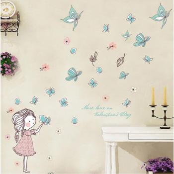 Mundo de Mariposas: Pegatinas de Pared