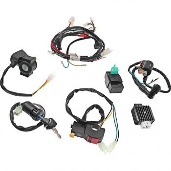 50cc-110cc Motorcycle CDI Wiring Loom with Ignition Coil