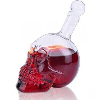 Almacenamiento de Cristal Calavera para Brandy