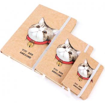Cute Cat A6 Hard Cover Notebook