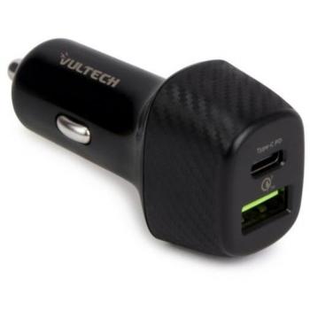 Caricatore da auto doppia uscita USB Quick Charge 3.0 + Type-C Power Delivery 45W