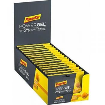 PowerBar PowerGel Orange Shots 16x60 g – Energie‑Gummis, Hochkohle + C2MAX + Natrium