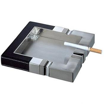 Visol Festivity Elite Stainless & Leather Ashtray Set