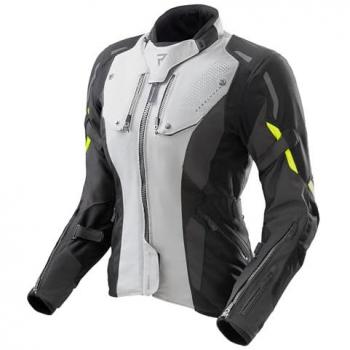 Rebelhorn Hiker IV Lady Giubbotto Moto Nero Grigio XL