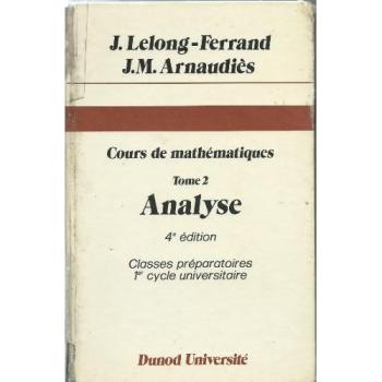 Cours De Mathématiques Tome 2