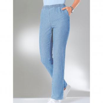 Classic Basics Damenjeans Slip – Blau/bleach – Gr. 54