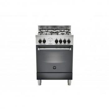 Bertazzoni AMN664ENET Cucina Gas 4 Fornelli Forno Elettrico 60 cm Nero