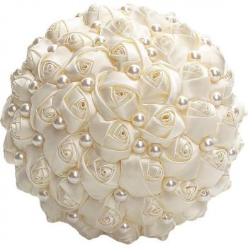 Artificial Foam Silk Rose Bridal Bouquet
