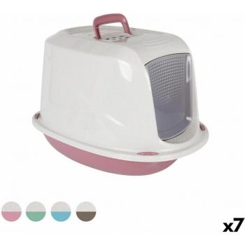 Plastic Cat Litter Box by Georplast 57x39.5x38 cm (7 Count)