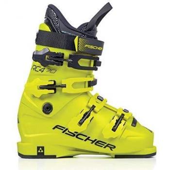 Fischer RC4 70 Junior Skischuhe, MP22.0, EU35, Flex 70, gelb