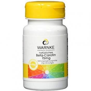 Warnke Vitalstoffe GmbH BETA Carotin Kapseln 15 mg natürlich 100 Stück