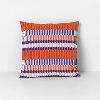 Ferm Living Pleated Salon Cushion – Rust‑Tönung – 40×40 cm