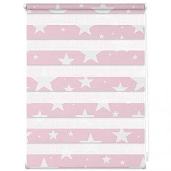 Lichtblick Duo Rollo, ohne Bohren, blickdicht, Sterne