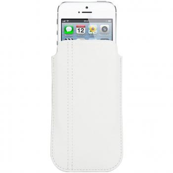 Housse synthétique MUVIT iPhone 5/5S Blanc