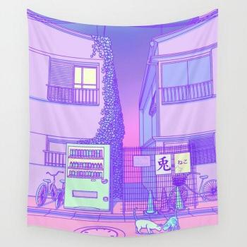 Tapis Pastel Tokyo Chats
