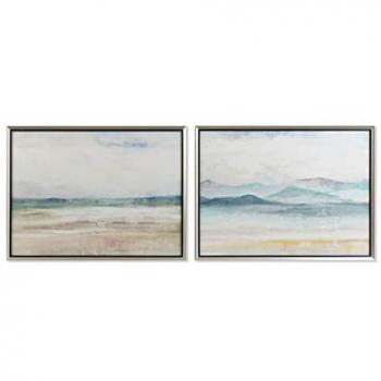 Decoración Montañosa DKD 80×3,5×60 cm – Paquete Dúo