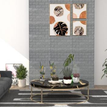 3D Effect Wall Decor Bricks, Self-adhesive, vidaXL, 20 pcs, Anthracite