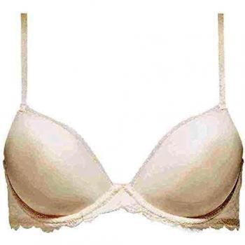 Calvin Klein Push-Up T-Shirt Bra Seductive Comfort, Ivory 101, 30DD para Mujer