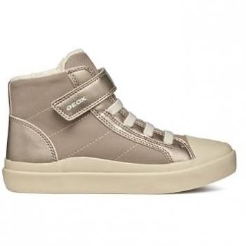 Mocassim Geox Gisli Girl Marrom Claro Infantil