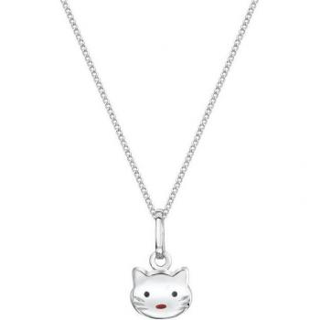Silberne Kette mit Katzenanhänger von Firetti