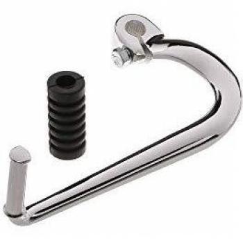 Kickstarterhebel m. Gummi, verchromt S51, KR51, KR50