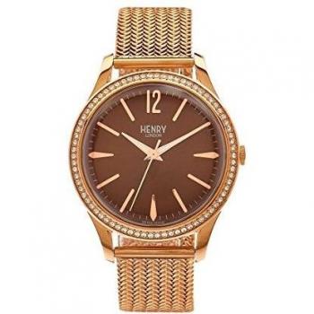 HL39‑SM‑0124 Henry London Harrow Edelstahl Quarz-Uhr für Männer und Frauen