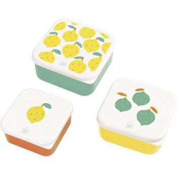 Set de 12 Lunch Boxes Les Citrons