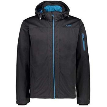 Coupe‑Vent XL Softshell WP8000 – Noir et Bleu Lumière