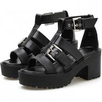 Comfortable Women's Gladiator Sandals with High Heels