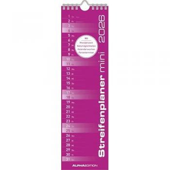PINK Wandkalender Mini 2026