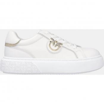 Zapatillas de mujer Pinko en piel con diseño Love Birds