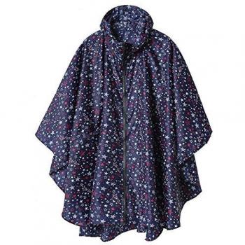 Blue Star Hooded Rainwear for Adults – Waterproof Coat