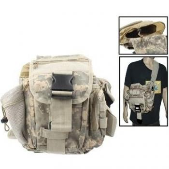 Ropa de Combate Bolsa 9 Pouches Nylon Gris con Velcro