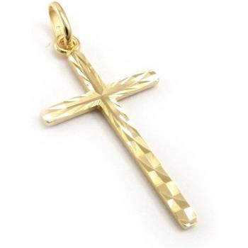 Cruz de Oro Altesse K6324 – Pingente 38×18 mm