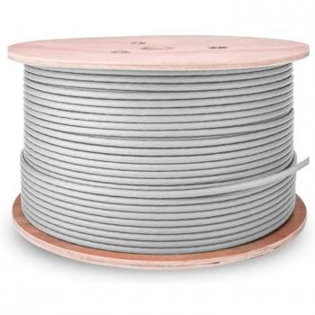 BOBINA CABLE RED AISENS RJ45 CAT.6 UTP RÍGIDO CCA 500M GRIS