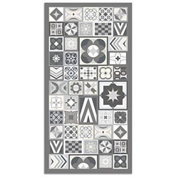 Tapis Vinyle Design Carreaux Ciments 80x200 cm