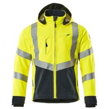 MASCOT® unisex Warnjacke Blackpool gelb, schwarzblau Größe L