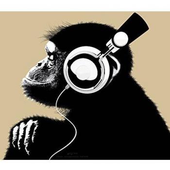 Mauspad The Chimp-Bonobo Headphone