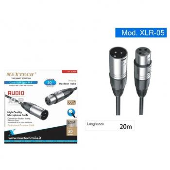 Extensor Microfonico XLR 20m Maxtech