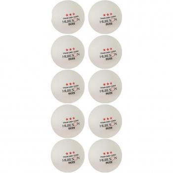 Huieson 10pcs 3-Star ABS Table Tennis Balls