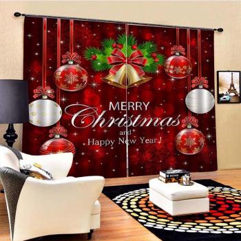 Rideau Festif 85×200 cm – Décor de Fenêtre et Porte
