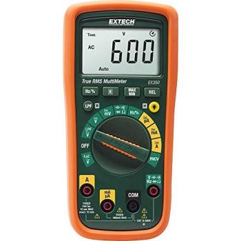Extech Instruments 600 V True RMS Multimeter (AC/DC) with Non‑Contact Voltage (NCV)