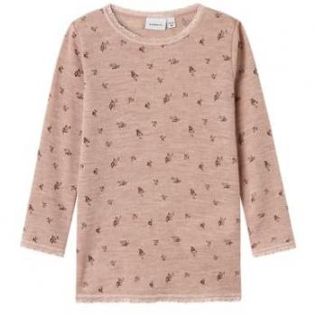 Name It Merinowoll Langarmshirt für Mädchen