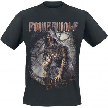 T‑Shirt Noir Powerwolf : No Prayer on Midnight – Disponible en S à 3XL – Pour Homme