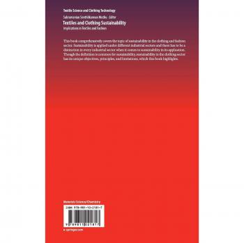 Textiles and Clothing Sustainability: Implications in Textiles and Fashion