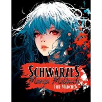 Lucy's Schwarzes Manga Malbuch für Mädchen