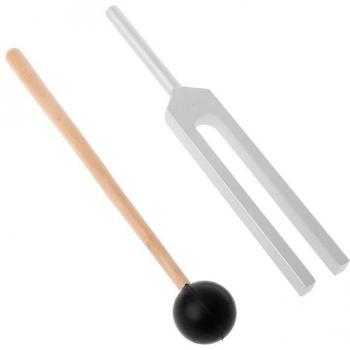 ChakraTone 512Hz: Horquilla de Aluminio y Bolsa para Martillo