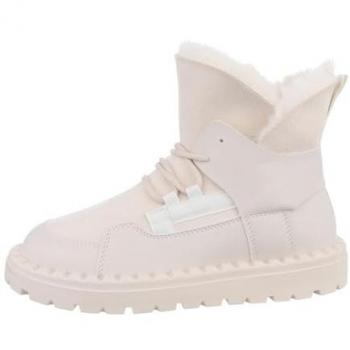 Ital-Design Flache Schnürstiefeletten für Damen